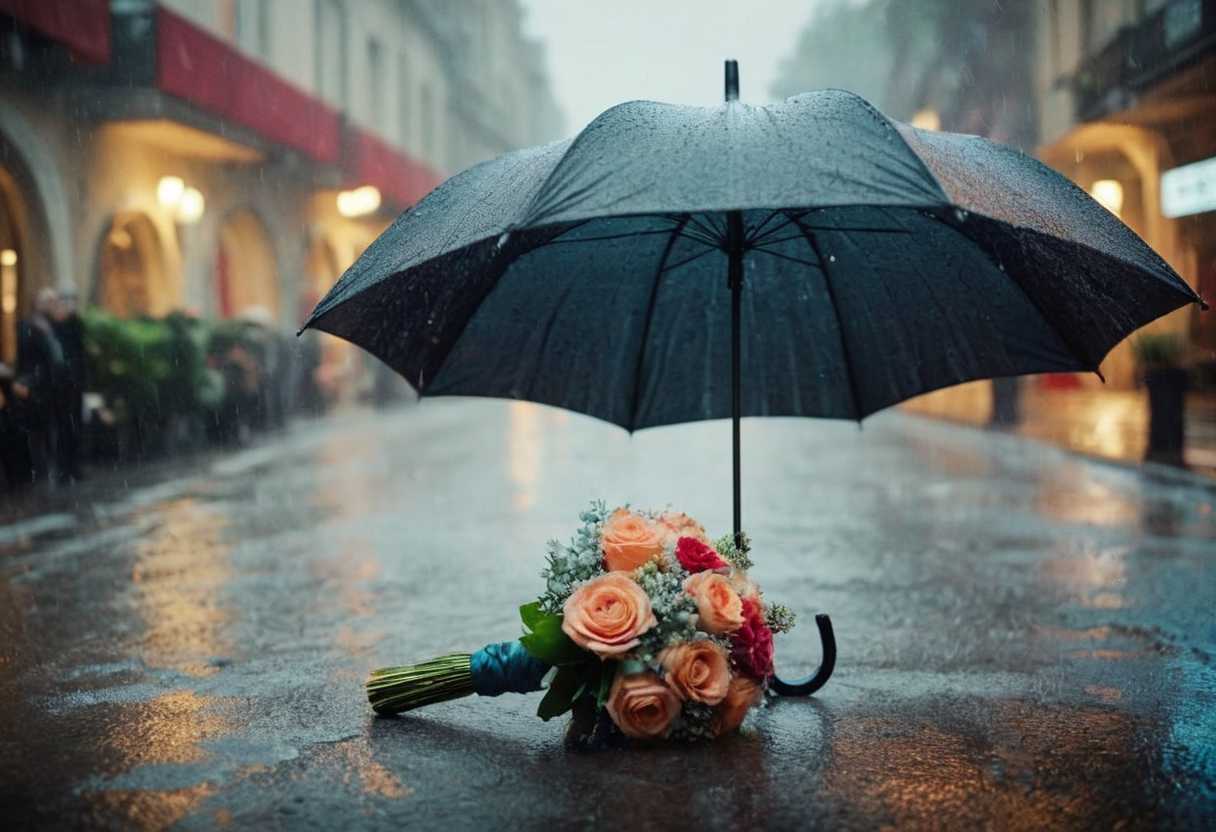 Choisir le parfait parapluie de mariage pour un jour inoubliable